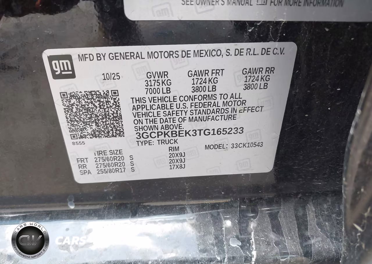 2026 Chevrolet Silverado 1500 4Wd Short Bed Custom VIN:3GCPKBEK3TG165233 - 9