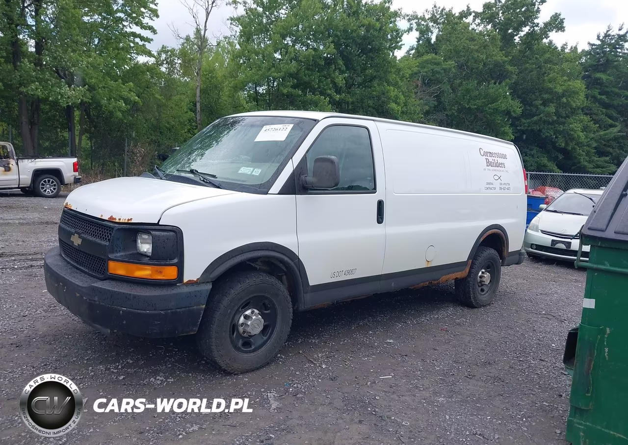 2013 Chevrolet Express 2500 Work Van VIN:1GCWGFCA4D1122731 - 2