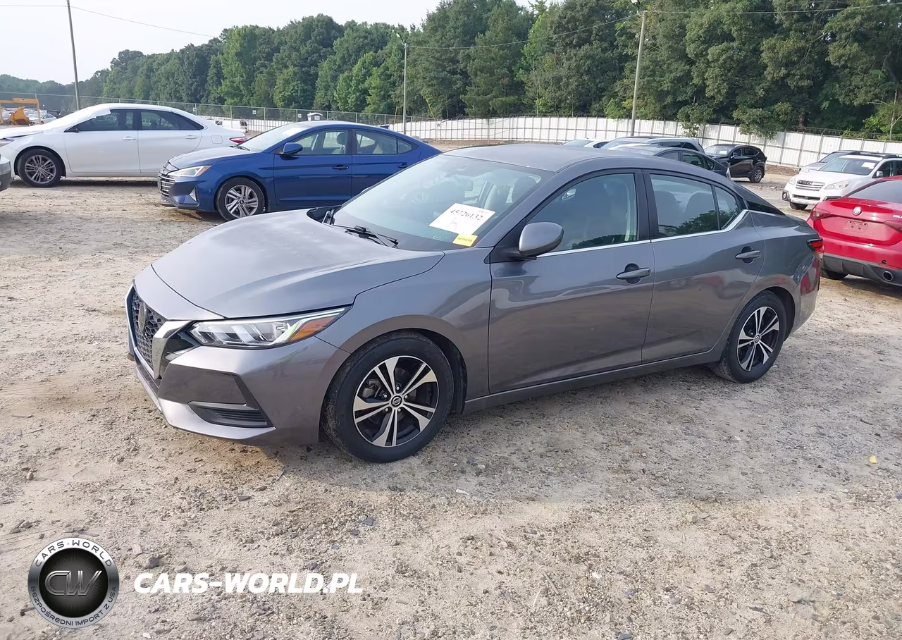 2021 Nissan Sentra Sv Xtronic Cvt VIN:3N1AB8CV9MY256253 - 2