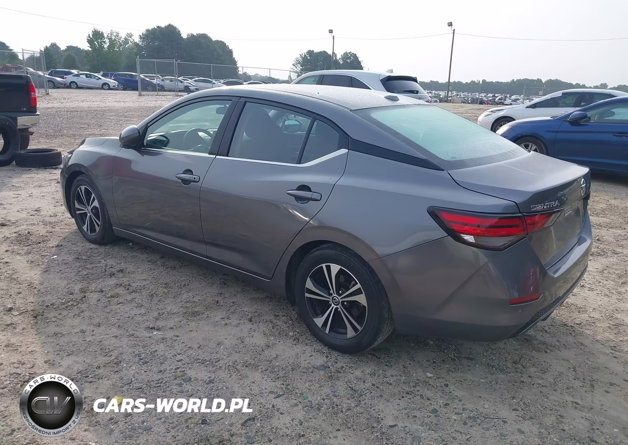2021 Nissan Sentra Sv Xtronic Cvt VIN:3N1AB8CV9MY256253 - 3
