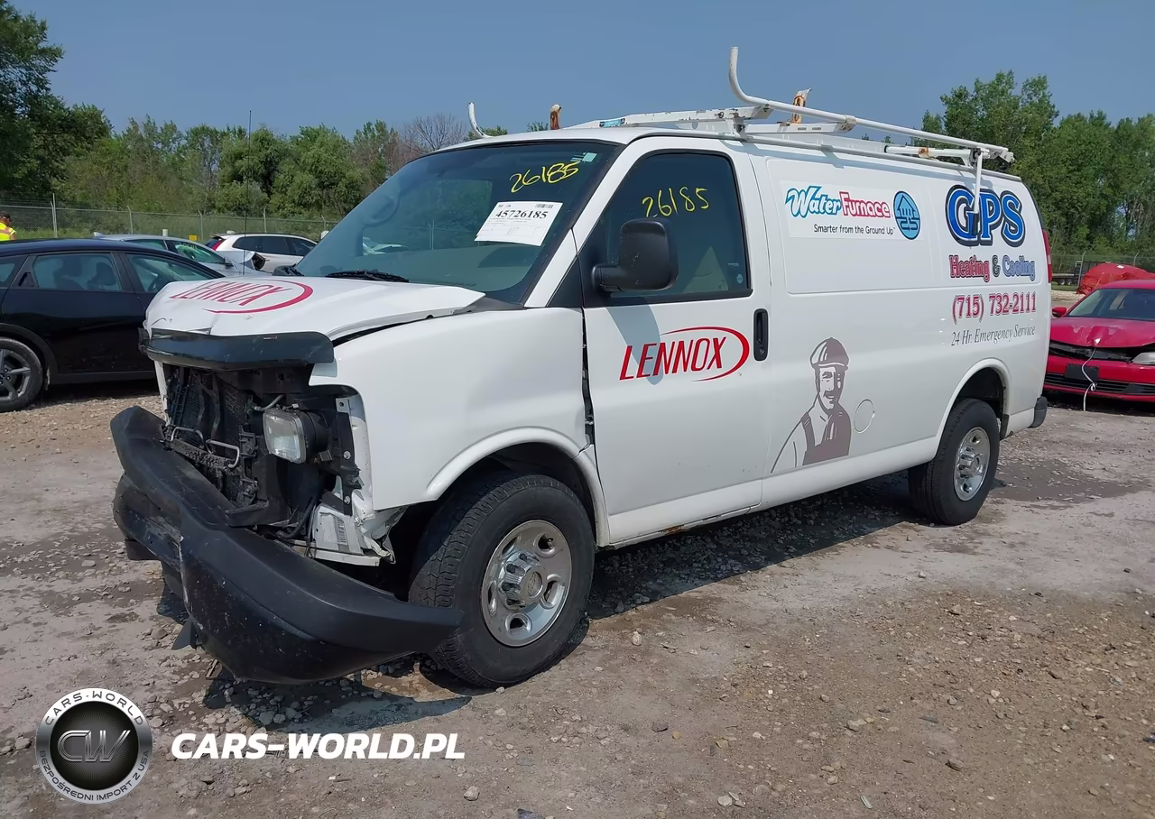 2013 Chevrolet Express 2500 Work Van VIN:1GCWGFBA8D1130297 - 2