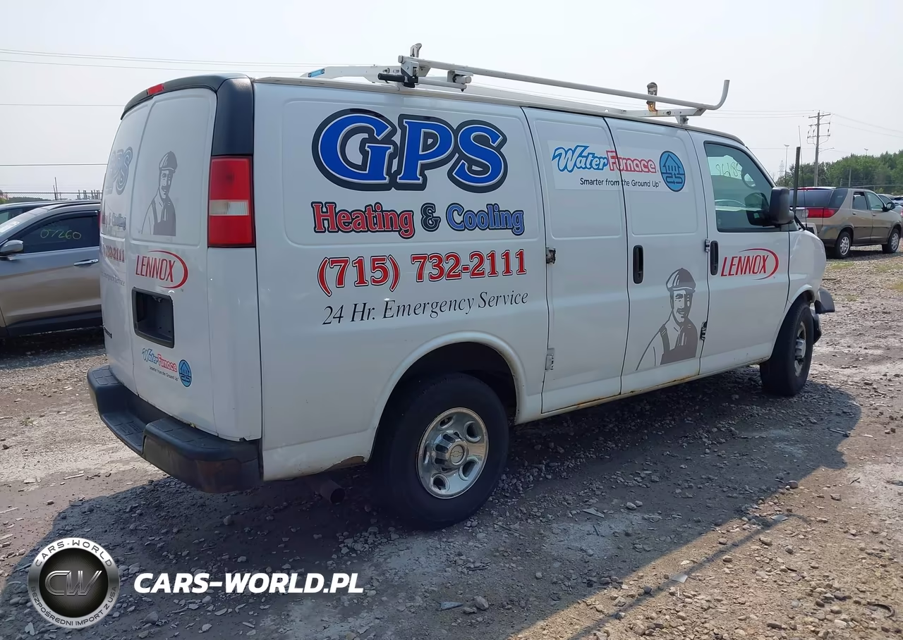 2013 Chevrolet Express 2500 Work Van VIN:1GCWGFBA8D1130297 - 4