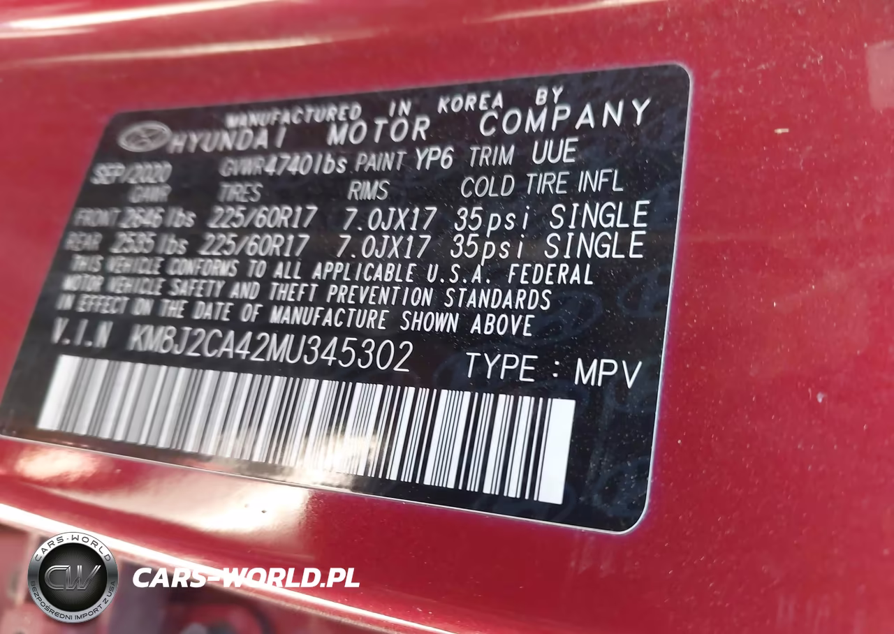 2021 Hyundai Tucson Se VIN:KM8J2CA42MU345302 - 9