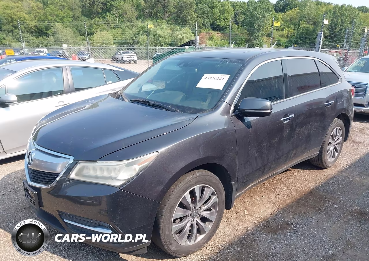 2015 Acura Mdx Technology Package VIN:5FRYD3H42FB006729 - 2