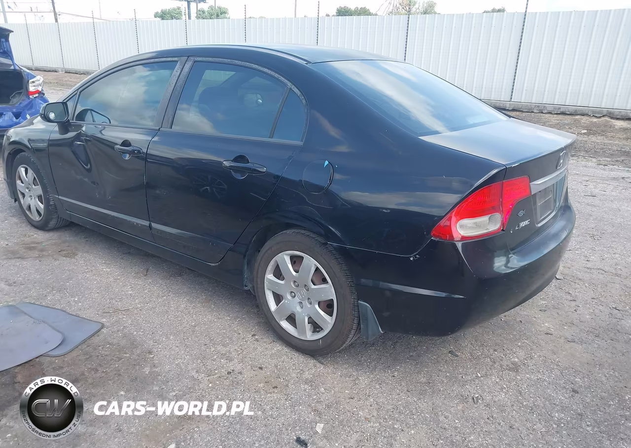 2010 Honda Civic Lx VIN:2HGFA1F5XAH306735 - 3
