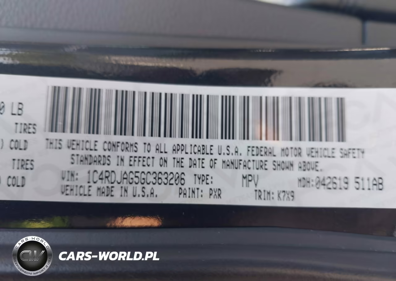 2016 Dodge Durango Sxt VIN:1C4RDJAG5GC363206 - 9