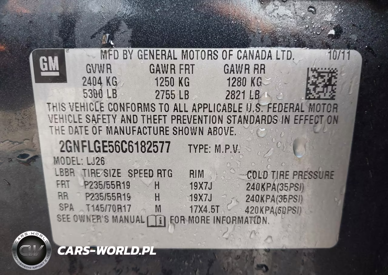 2012 Chevrolet Equinox Ltz VIN:2GNFLGE56C6182577 - 9