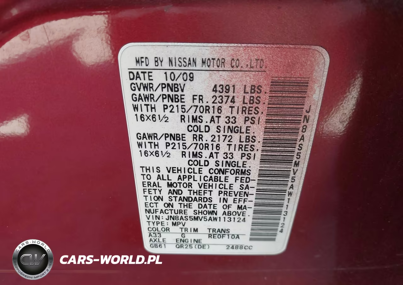 2010 Nissan Rogue S VIN:JN8AS5MV5AW113124 - 9