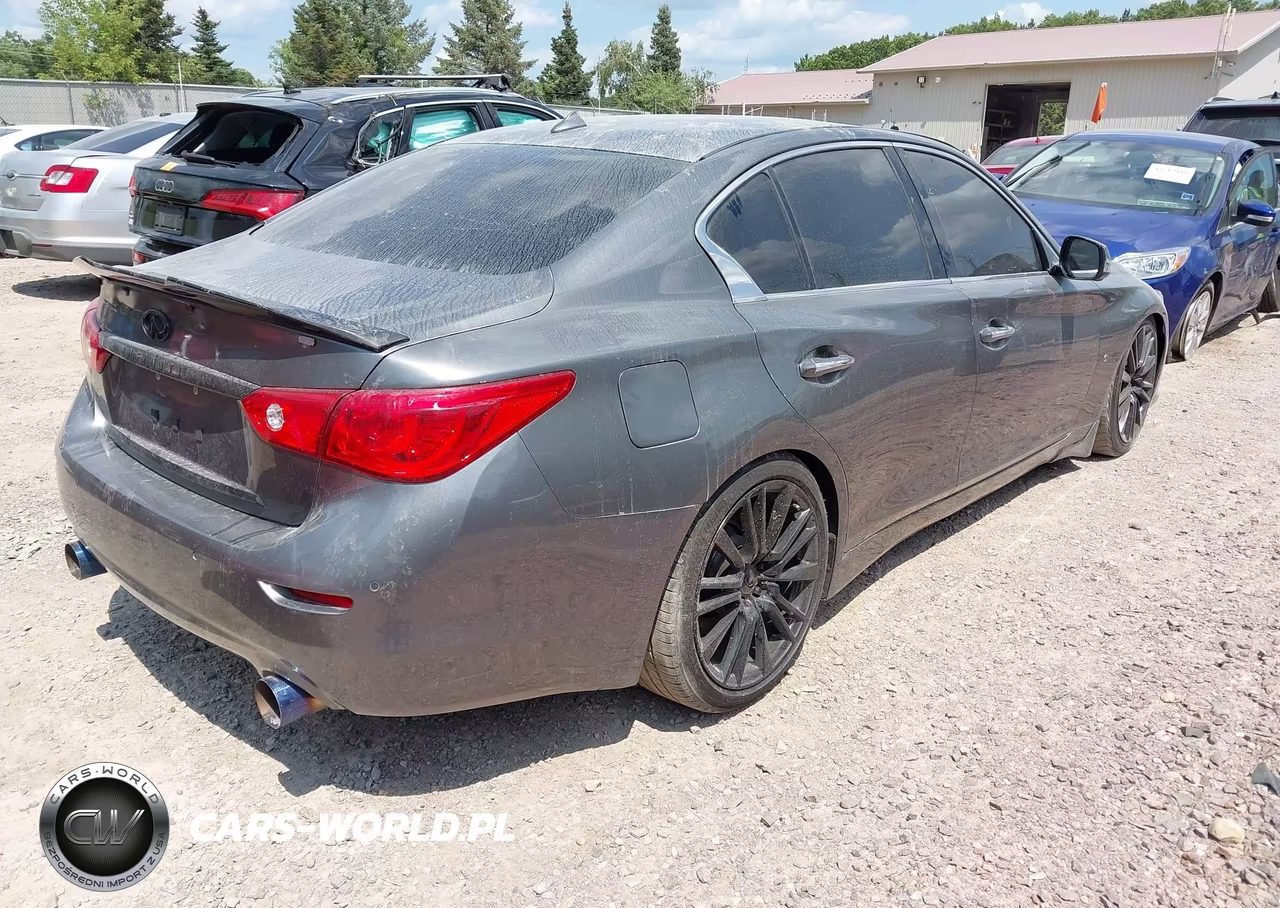 2016 Infiniti Q50 3.0T Red Sport 400 VIN:JN1FV7AR8GM451300 - 4