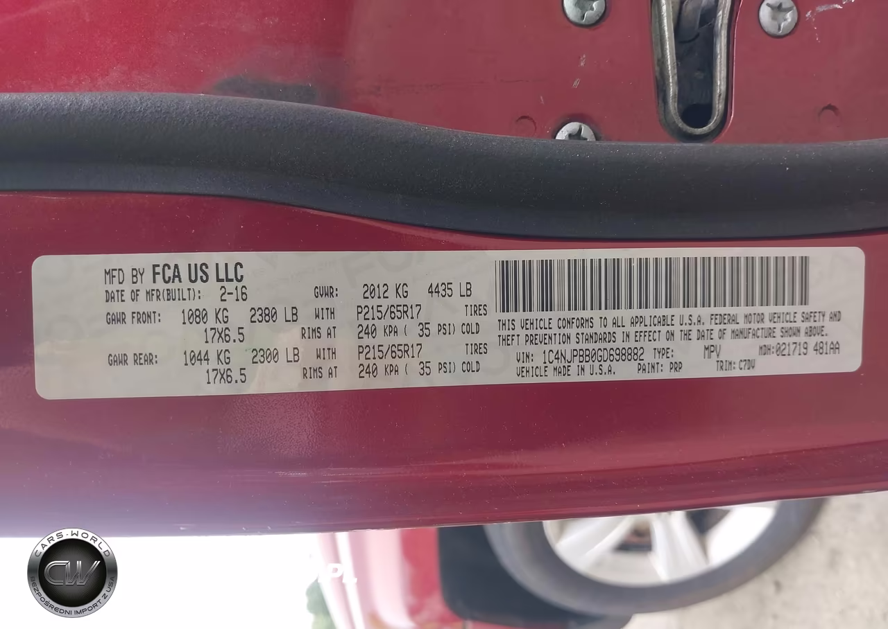 2016 Jeep Patriot Sport VIN:1C4NJPBB0GD698882 - 9