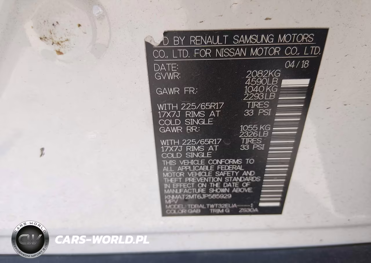 2018 Nissan Rogue S VIN:KNMAT2MT6JP585929 - 9