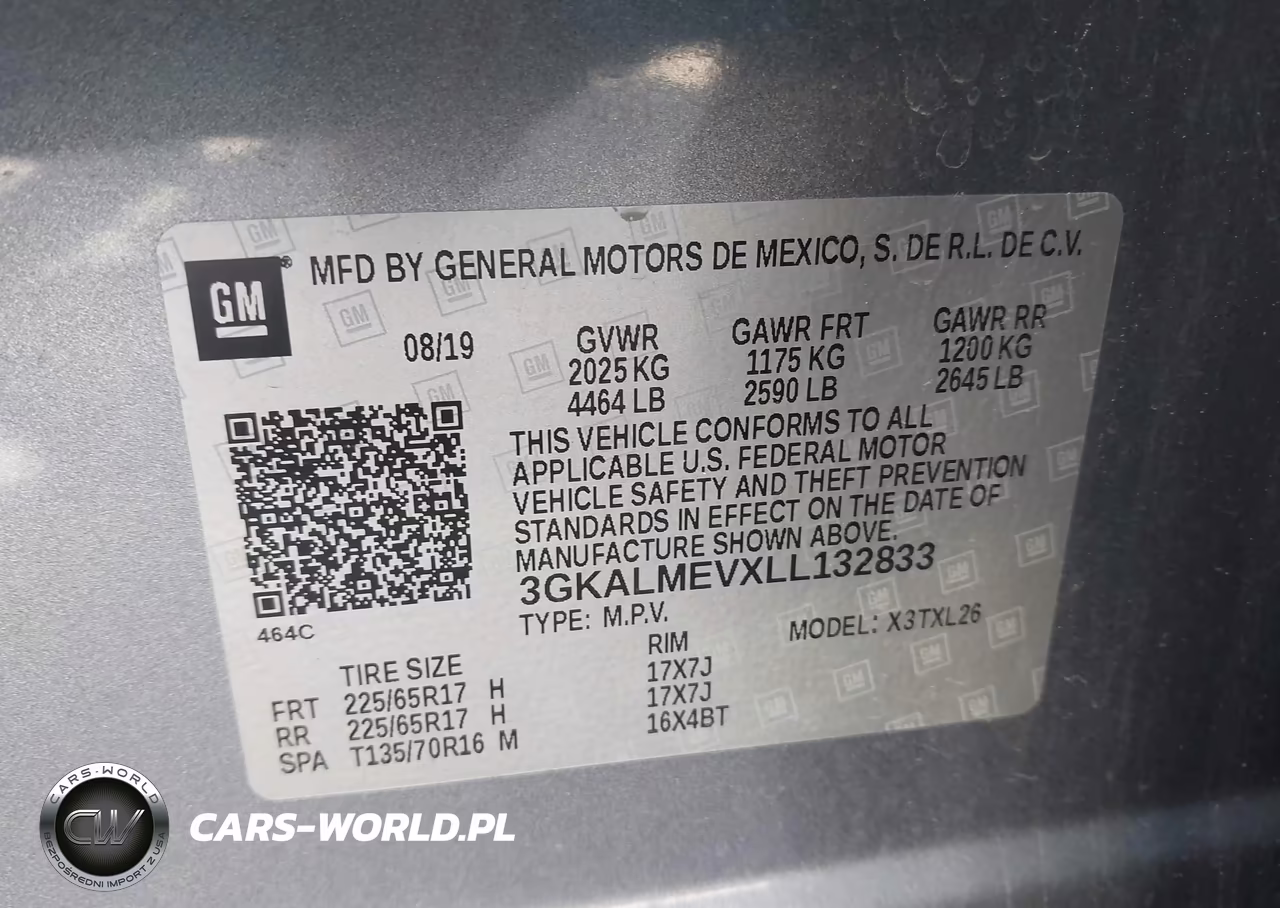2020 GMC Terrain Fwd Sle VIN:3GKALMEVXLL132833 - 9