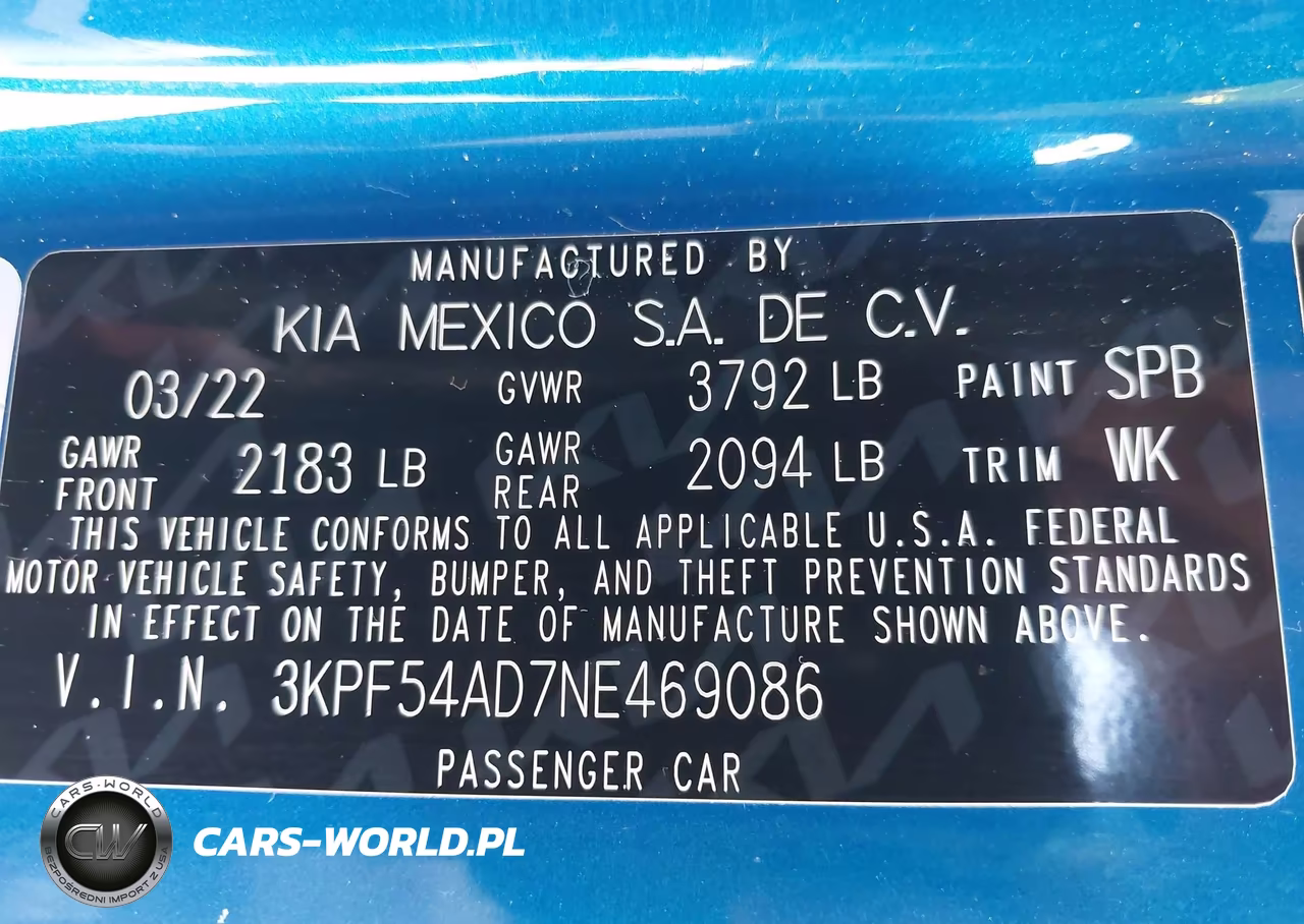 2022 Kia Forte Gt-Line VIN:3KPF54AD7NE469086 - 9