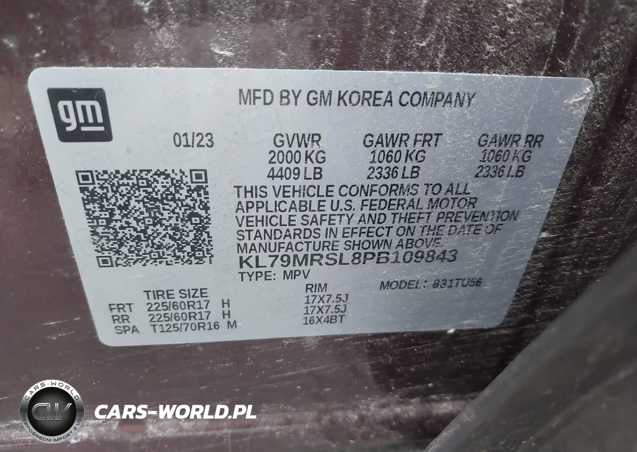2023 Chevrolet Trailblazer Awd Lt VIN:KL79MRSL8PB109843 - 9