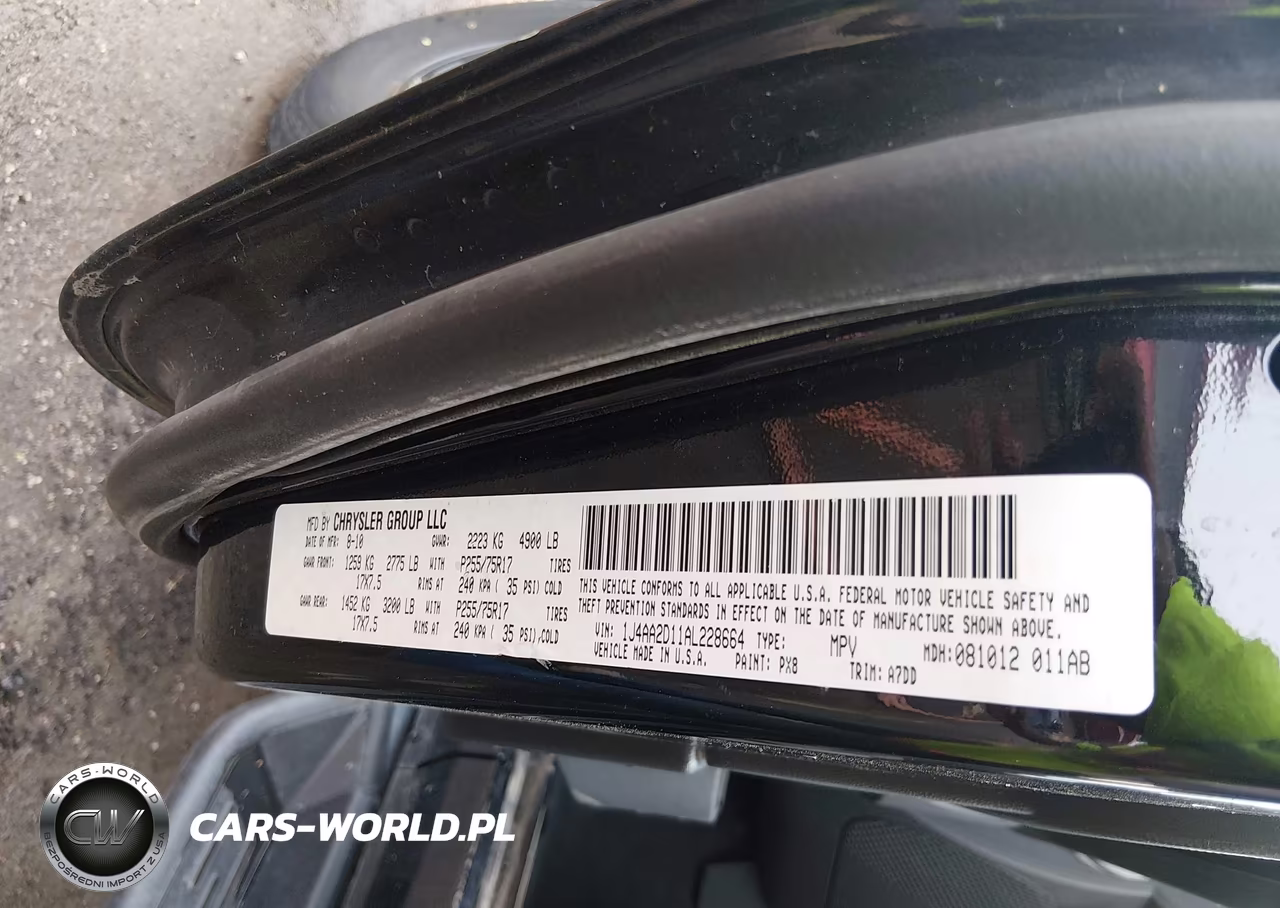 2010 Jeep Wrangler Sport VIN:1J4AA2D11AL228664 - 9
