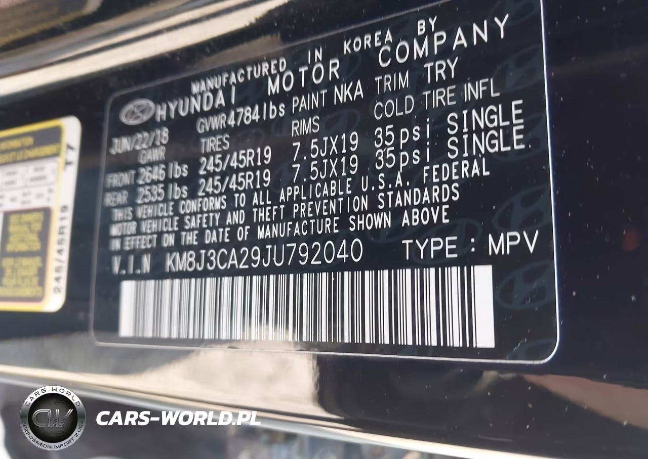 2018 Hyundai Tucson Value VIN:KM8J3CA29JU792040 - 9