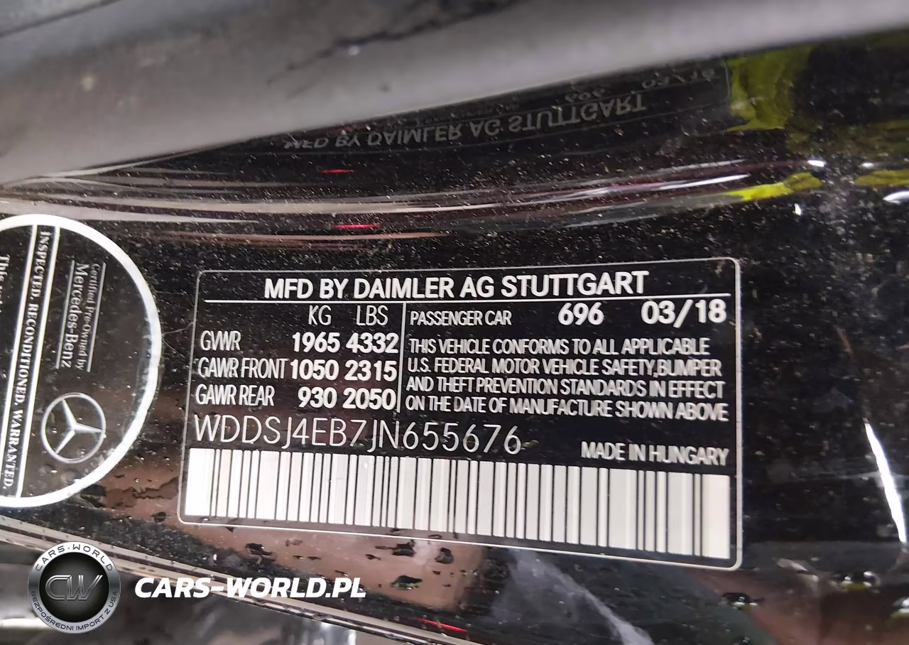 2018 Mercedes-Benz Cla 250 VIN:WDDSJ4EB7JN655676 - 9