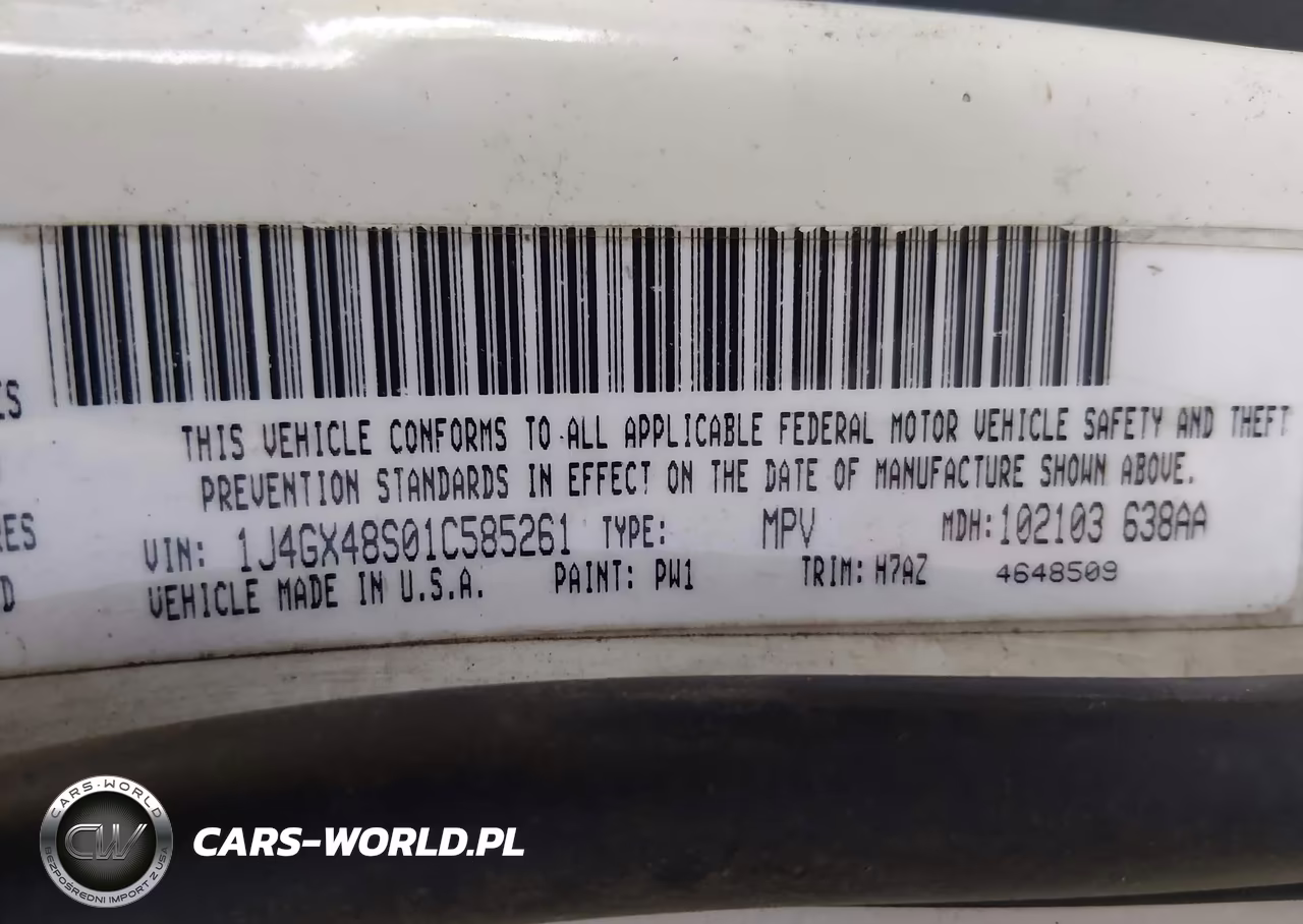 2001 Jeep Grand Cherokee Laredo VIN:1J4GX48S01C585261 - 9