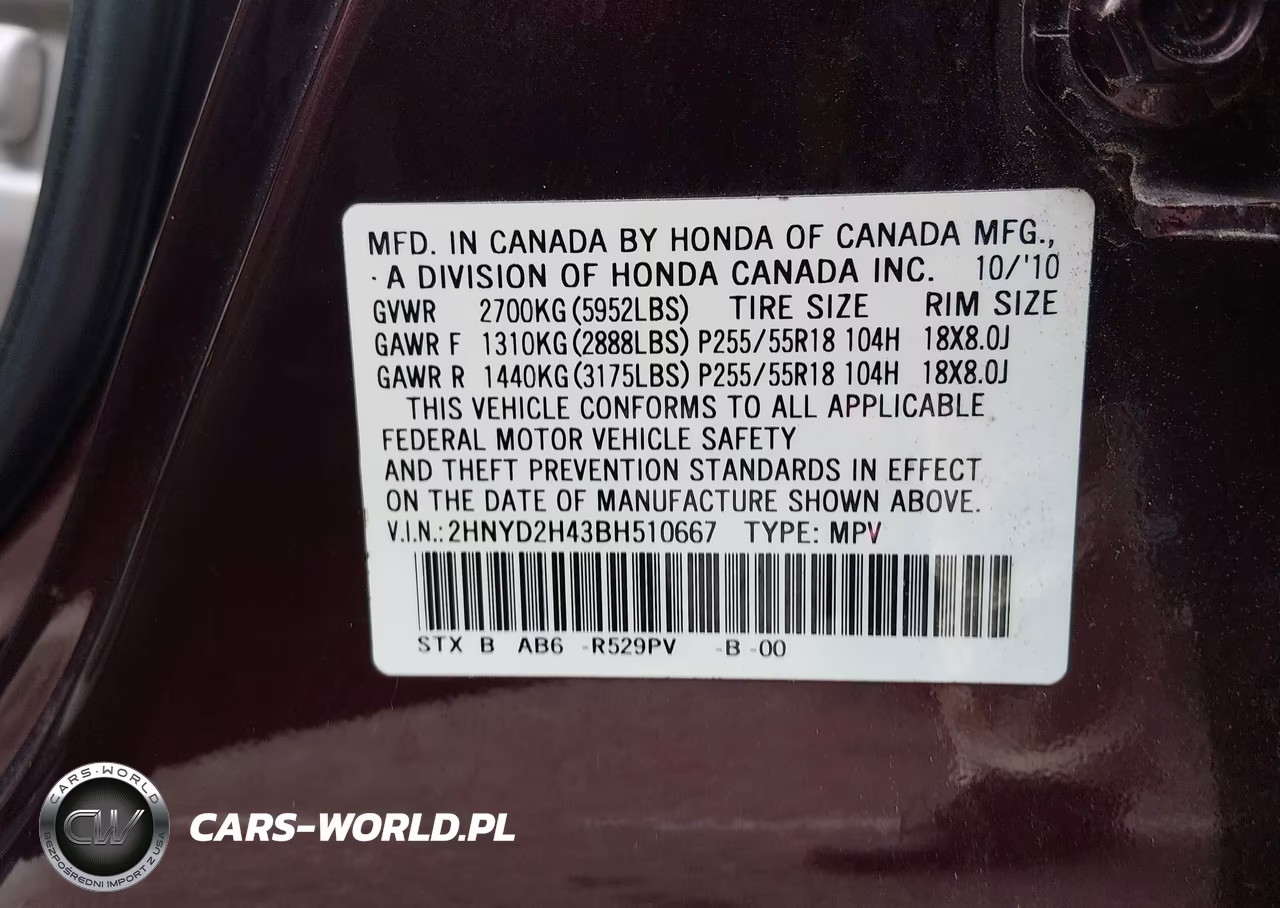 2011 Acura Mdx Technology Package VIN:2HNYD2H43BH510667 - 9