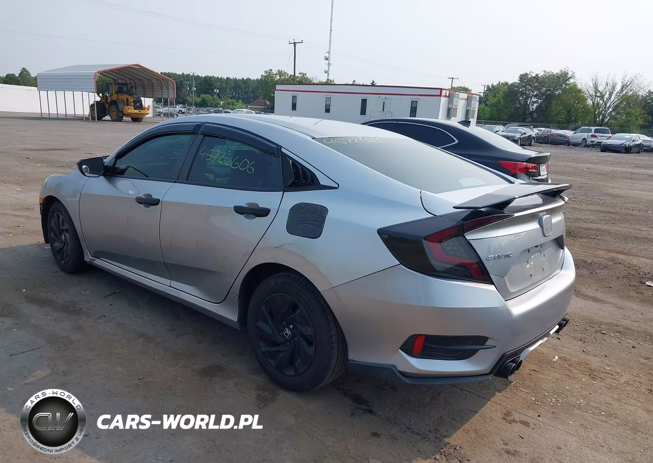 2020 Honda Civic Lx VIN:19XFC2F62LE030234 - 3
