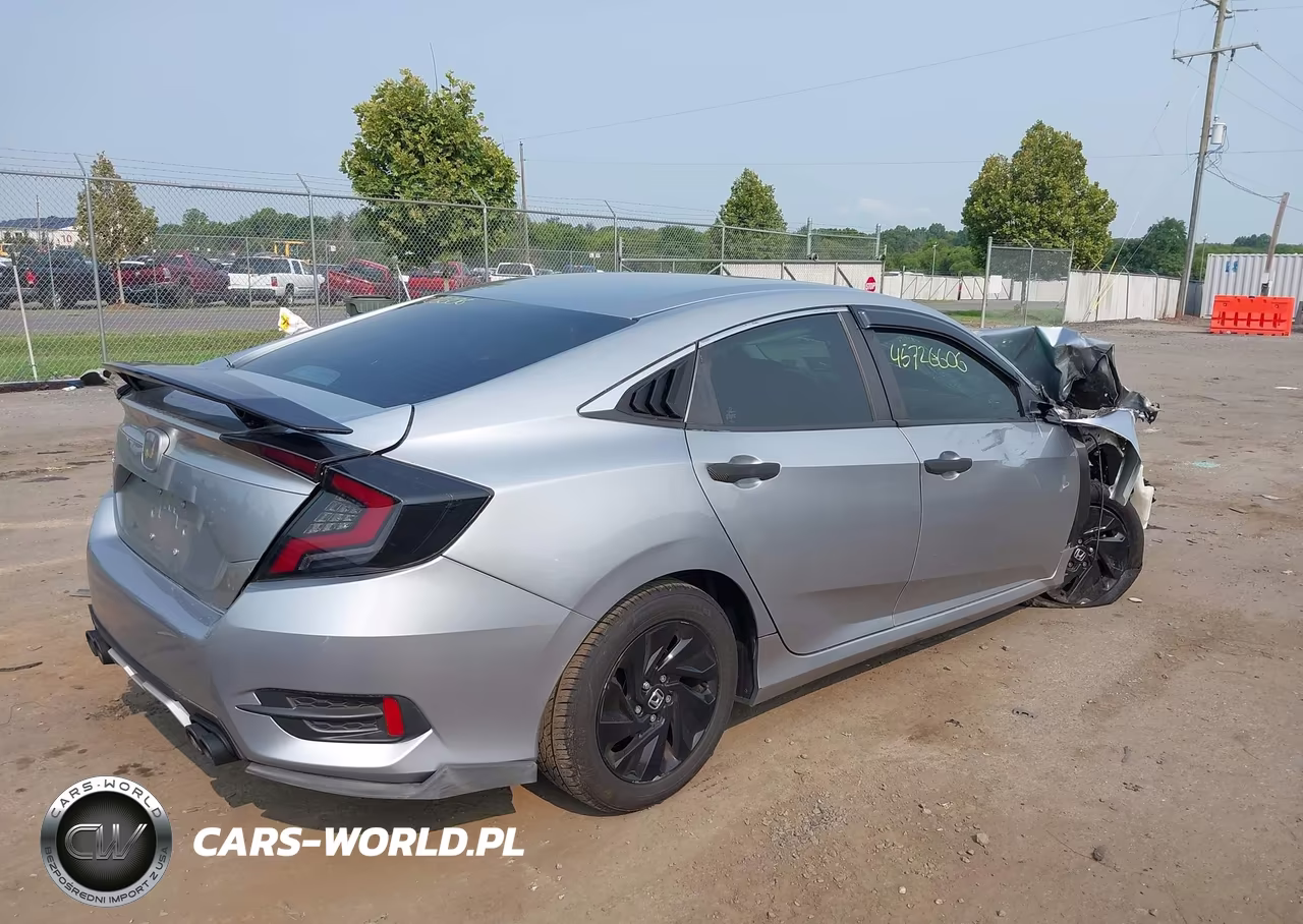 2020 Honda Civic Lx VIN:19XFC2F62LE030234 - 4