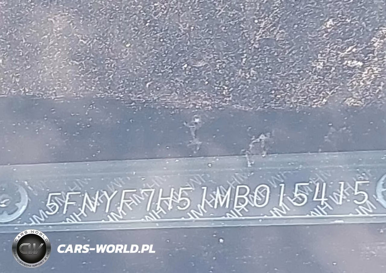 2021 Honda Passport 2Wd Ex-L VIN:5FNYF7H51MB015415 - 18