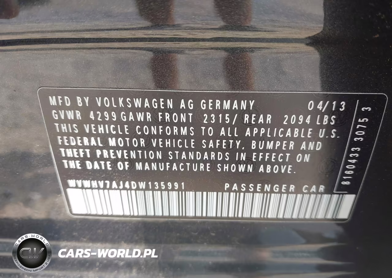 2013 Volkswagen Gti Wolfsburg Edition VIN:WVWHV7AJ4DW135991 - 9