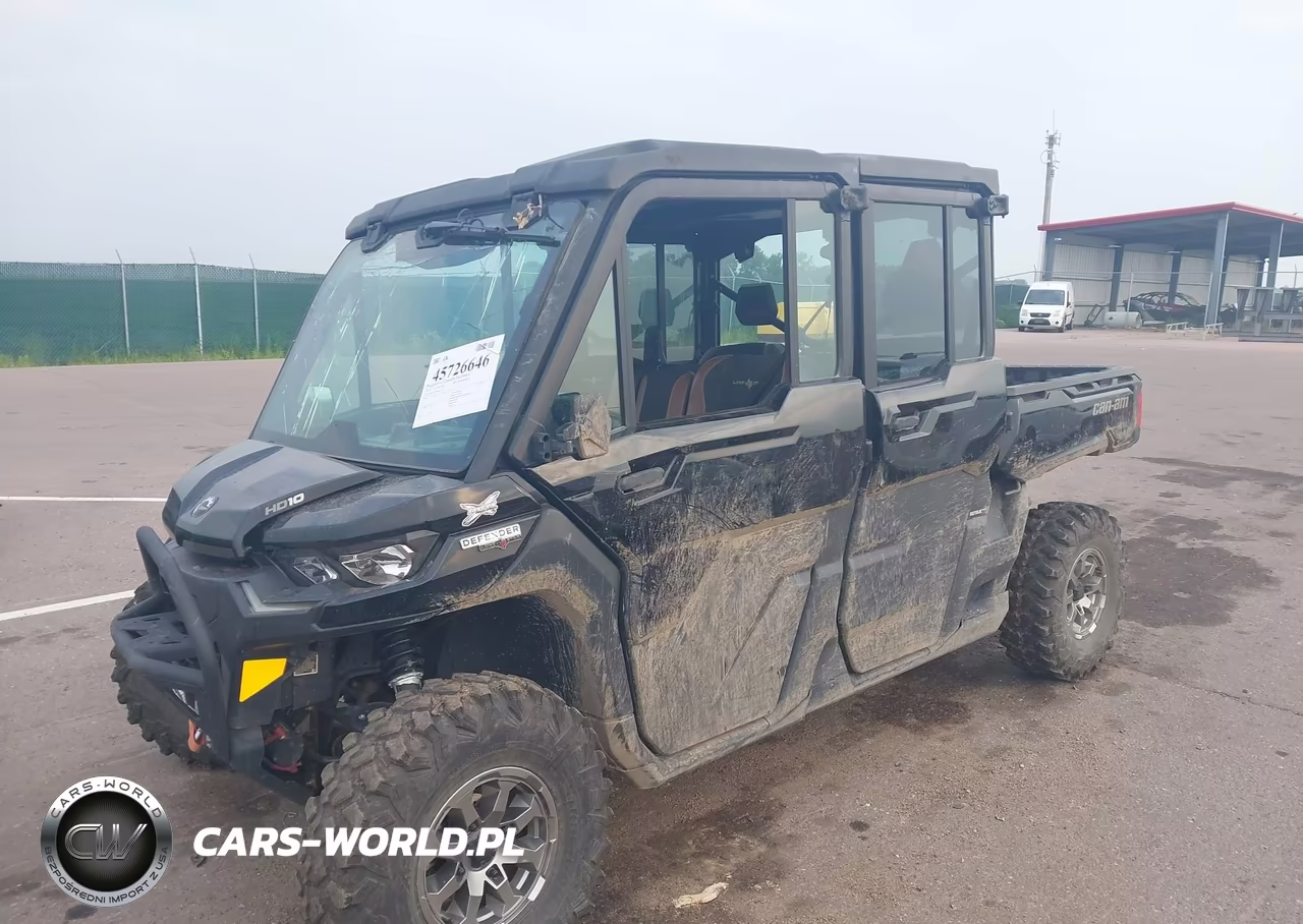 2023 Can-Am Defender Max Limited Cab Hd10 VIN:3JBUUAX40PK001370 - 2