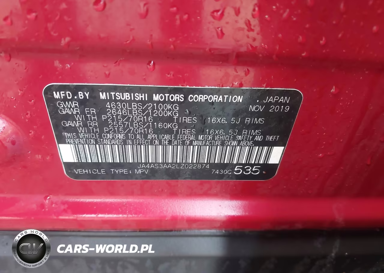 2020 Mitsubishi Eclipse Cross Es 1.5T VIN:JA4AS3AA2LZ022874 - 9