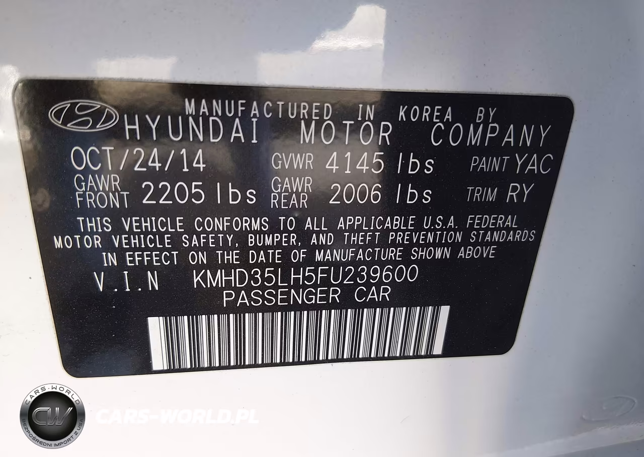 2015 Hyundai Elantra Gt VIN:KMHD35LH5FU239600 - 9