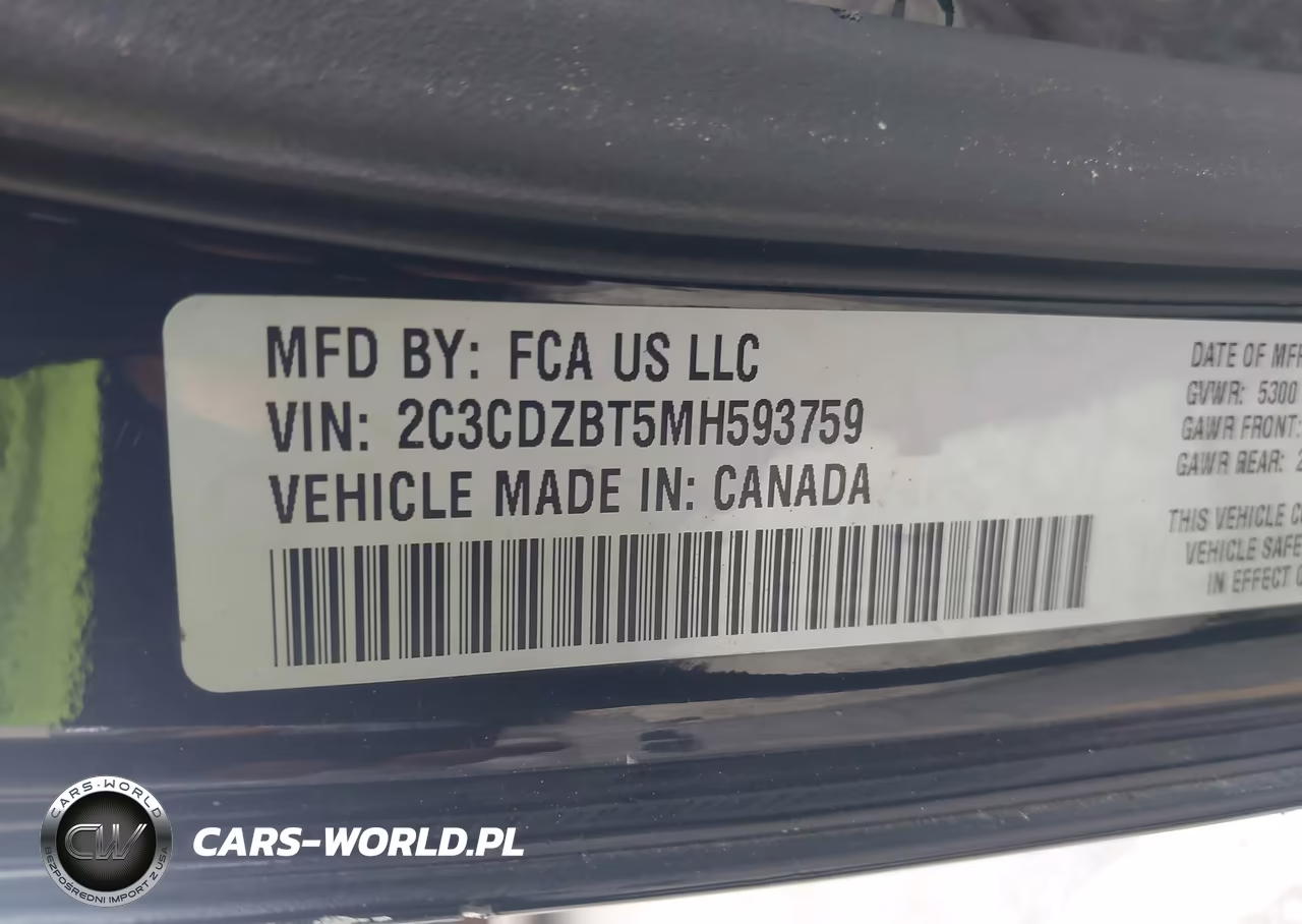 2021 Dodge Challenger R-T VIN:2C3CDZBT5MH593759 - 9