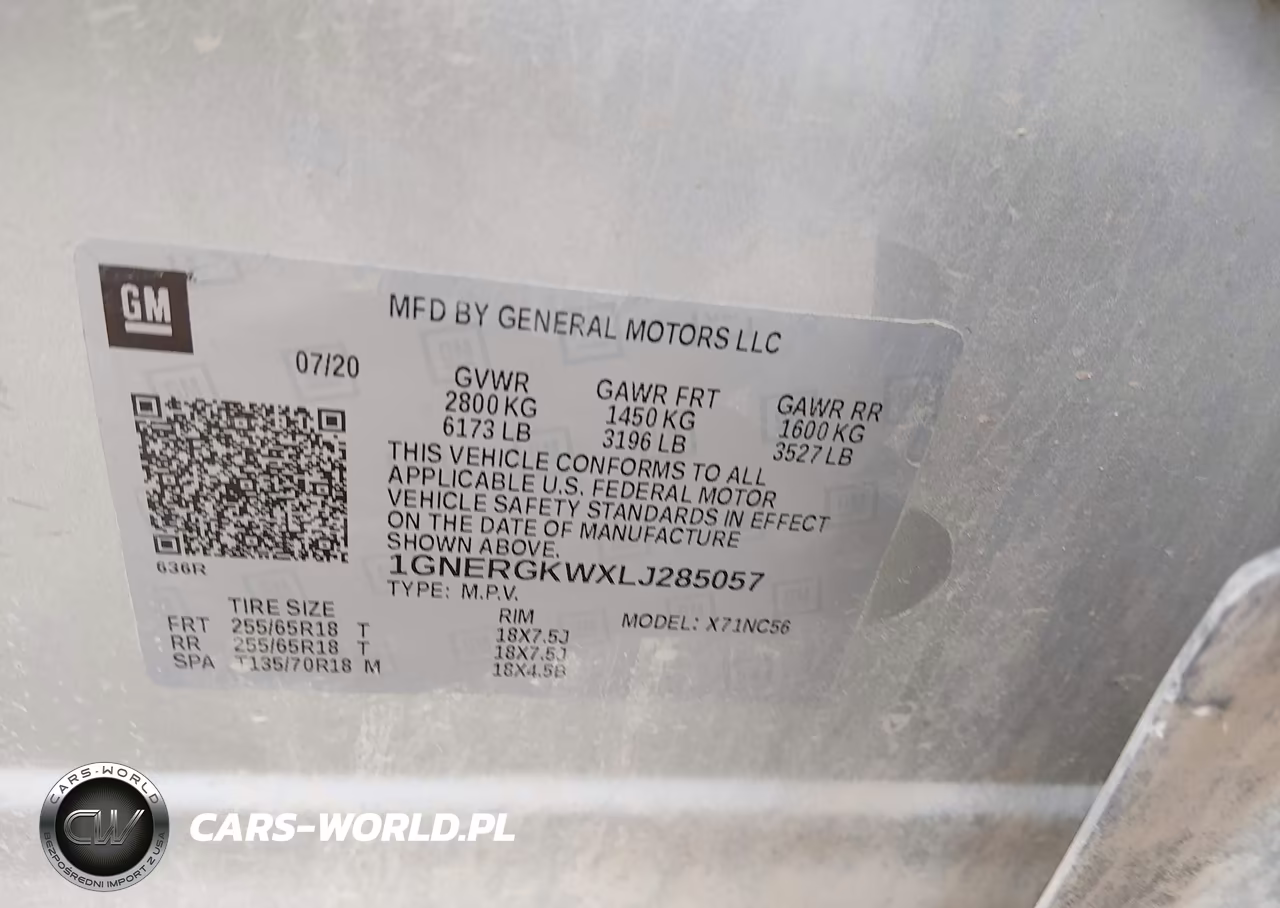 2020 Chevrolet Traverse Fwd Lt Cloth VIN:1GNERGKWXLJ285057 - 9