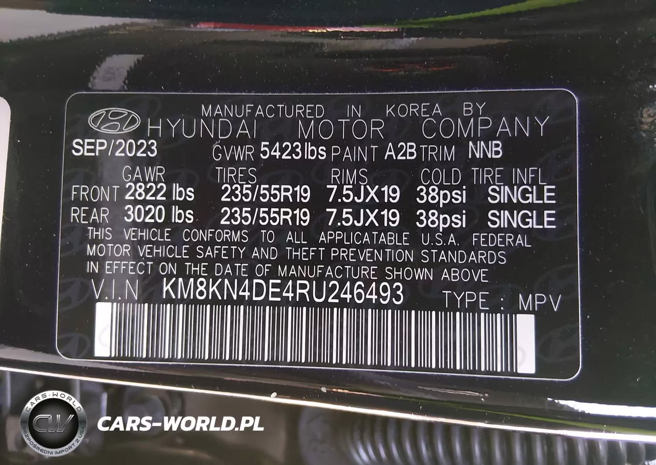 2024 Hyundai Ioniq 5 Sel VIN:KM8KN4DE4RU246493 - 9