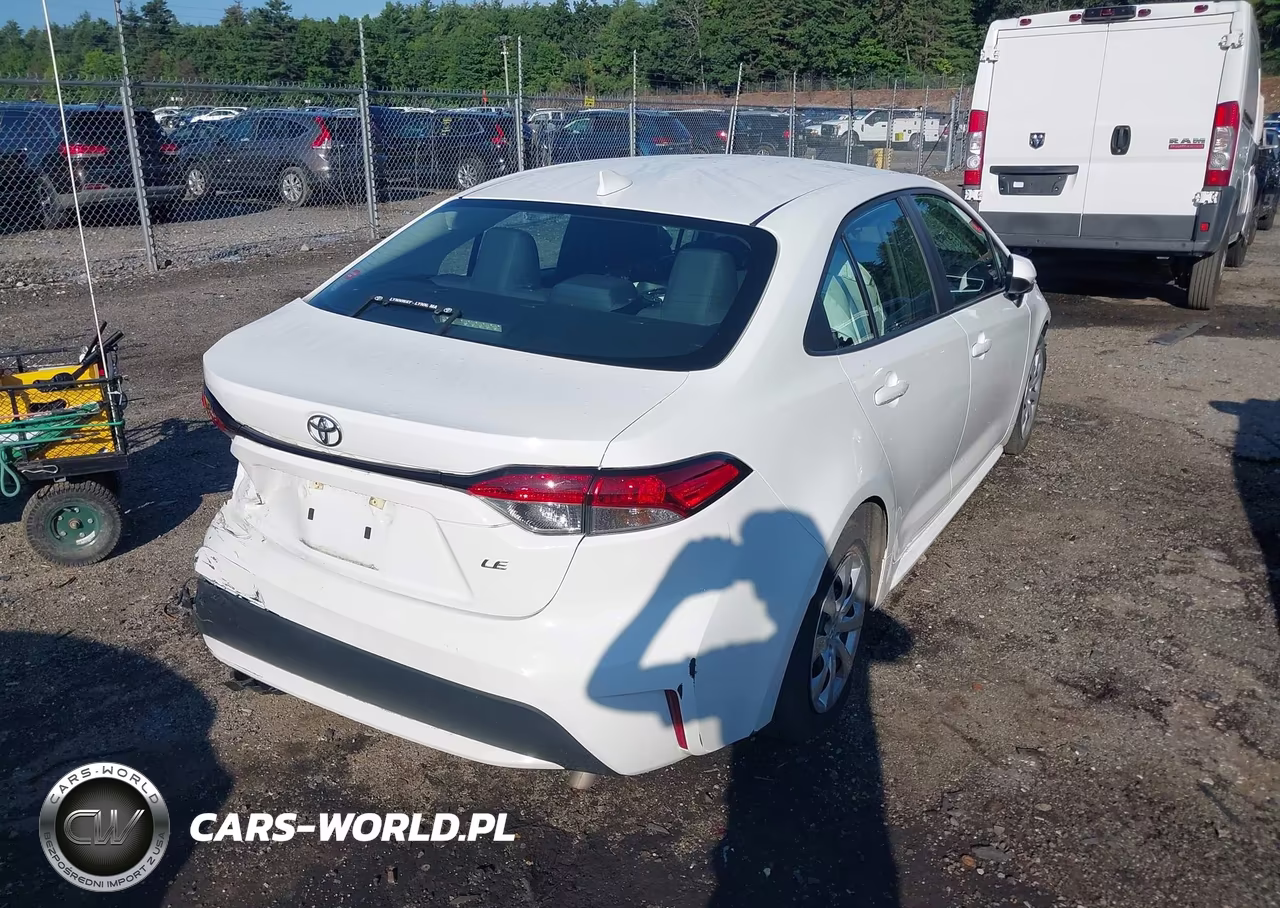 2022 Toyota Corolla Le VIN:5YFEPMAE6NP372703 - 4
