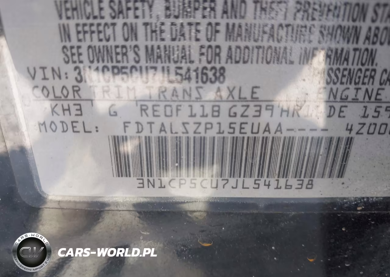 2018 Nissan Kicks Sv VIN:3N1CP5CU7JL541638 - 9