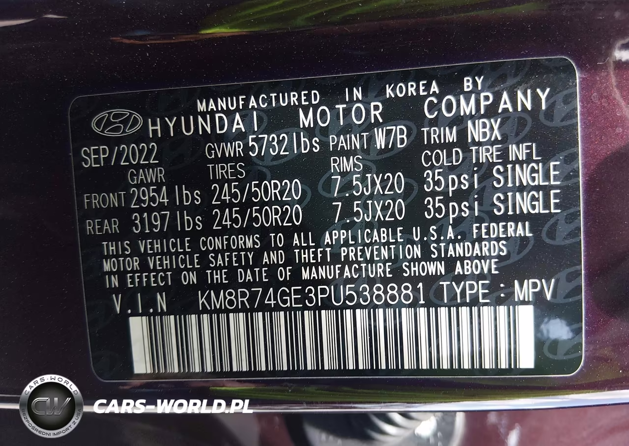 2023 Hyundai Palisade Calligraphy VIN:KM8R74GE3PU538881 - 9