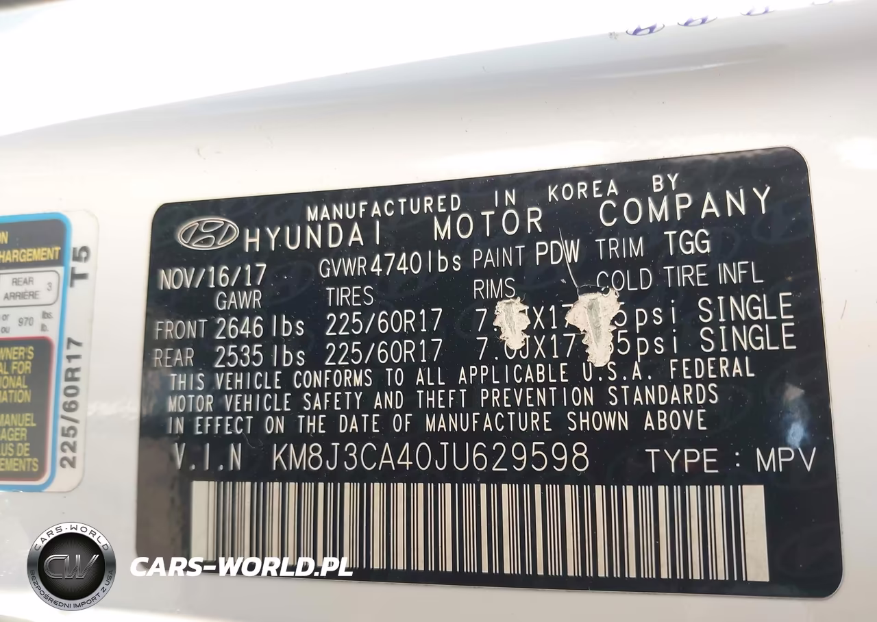 2018 Hyundai Tucson Sel VIN:KM8J3CA40JU629598 - 9