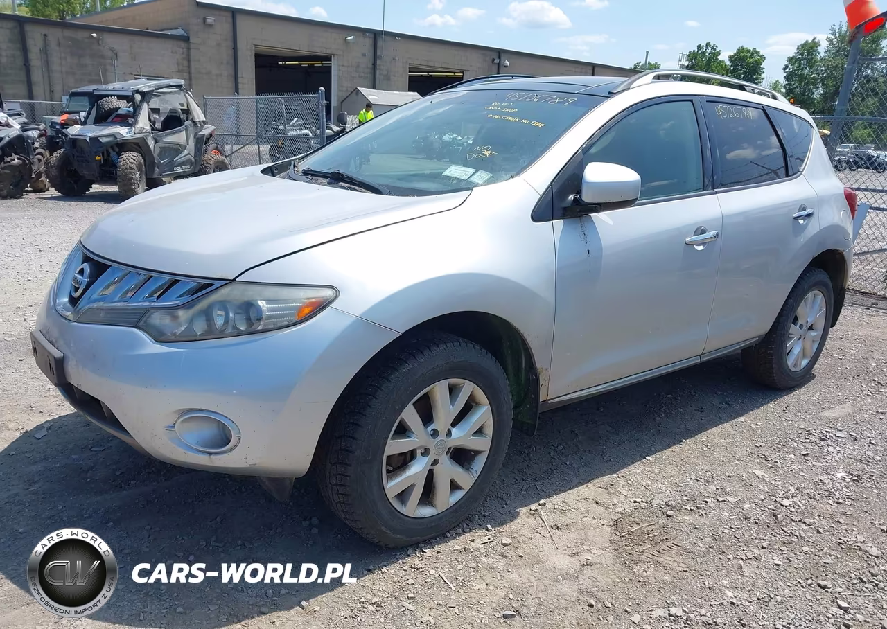 2010 Nissan Murano Sl VIN:JN8AZ1MW4AW132258 - 2