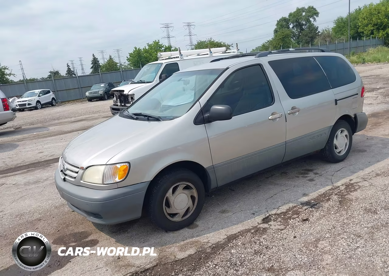 2001 Toyota Sienna Le VIN:4T3ZF13C01U383713 - 2