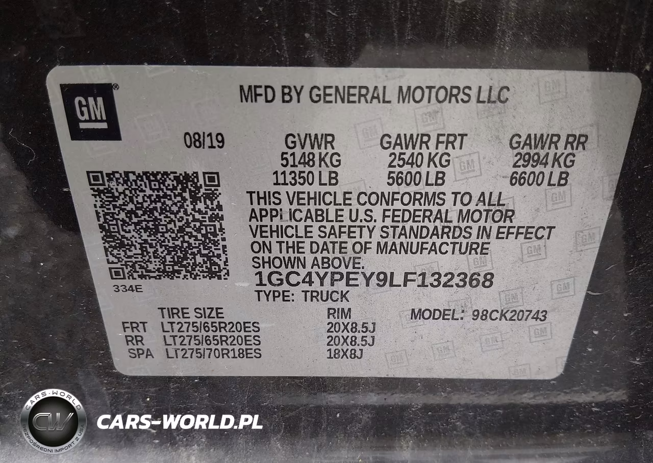 2020 Chevrolet Silverado 2500Hd 4Wd Standard Bed Ltz VIN:1GC4YPEY9LF132368 - 8