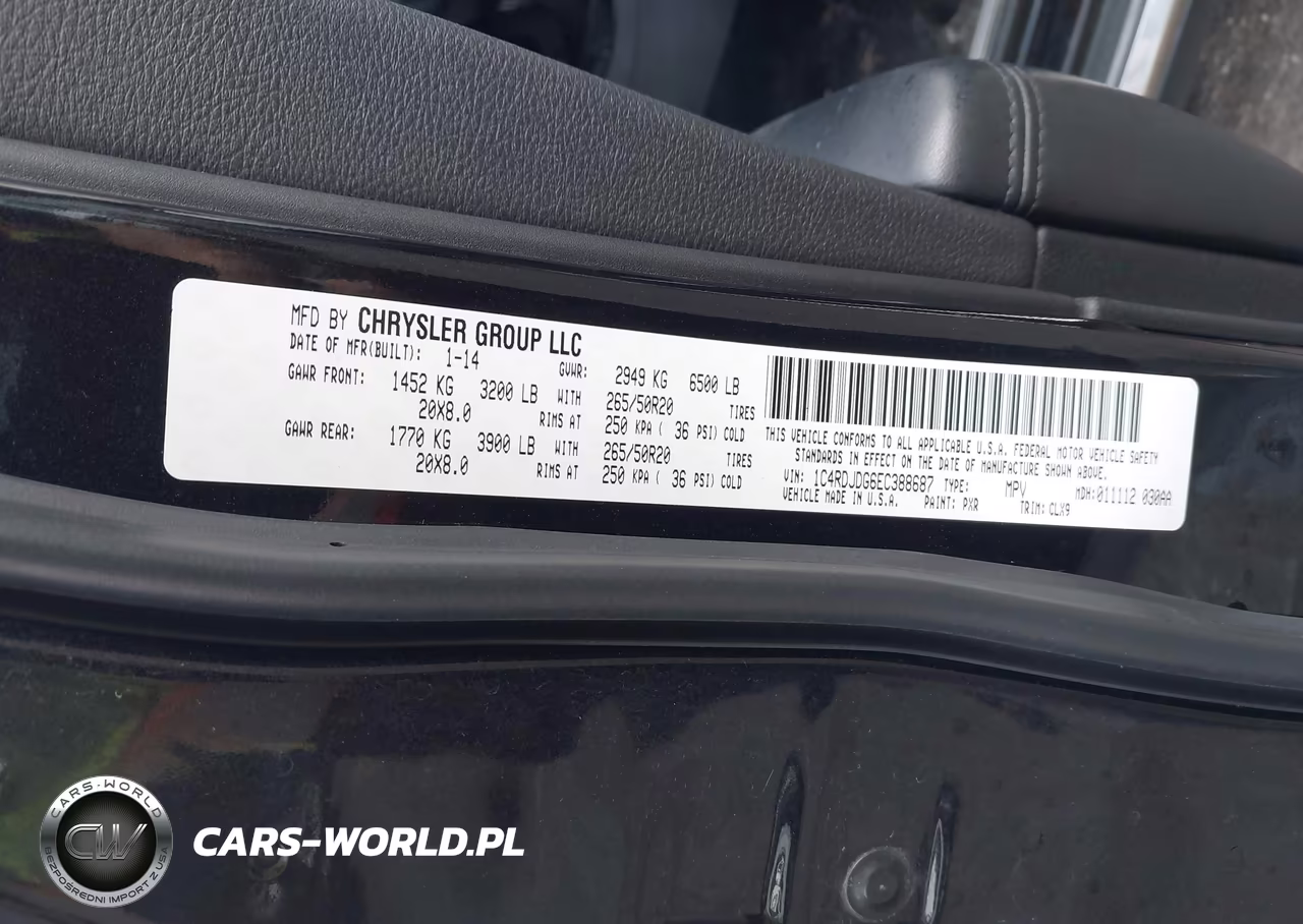 2014 Dodge Durango Limited VIN:1C4RDJDG6EC388687 - 9