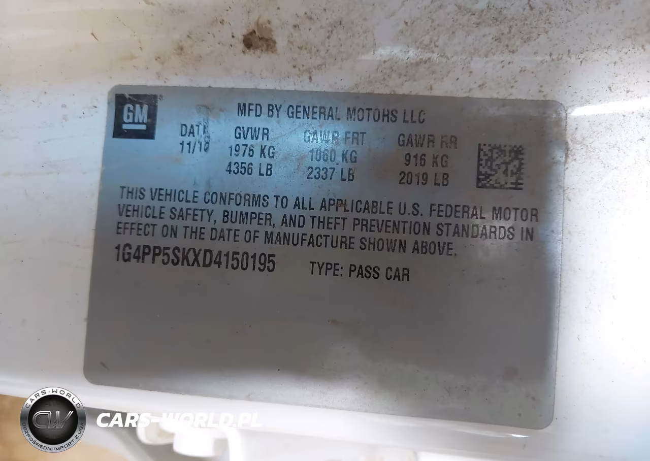 2013 Buick Verano VIN:1G4PP5SKXD4150195 - 9
