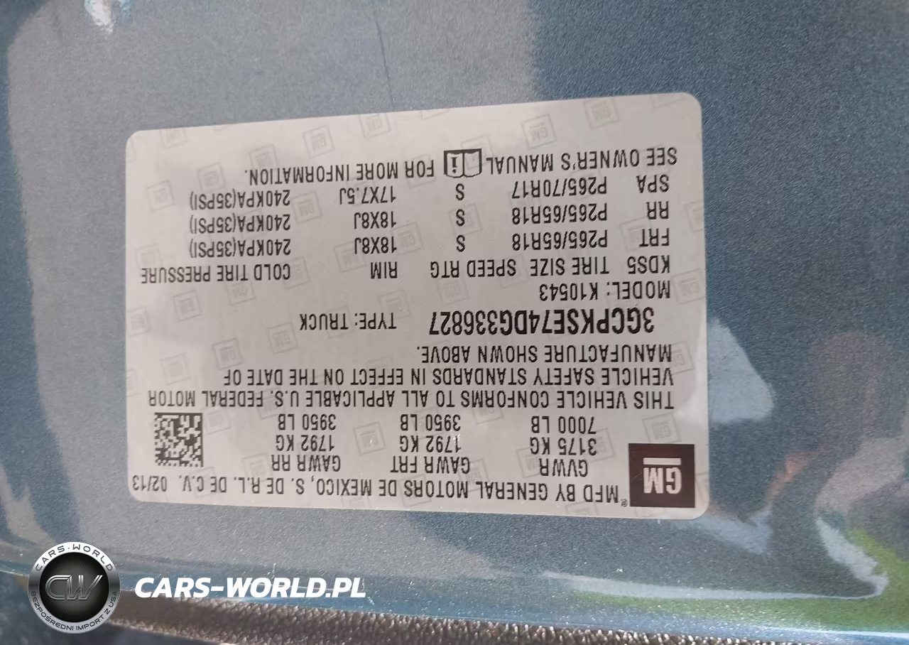2013 Chevrolet Silverado 1500 Lt VIN:3GCPKSE74DG336827 - 9