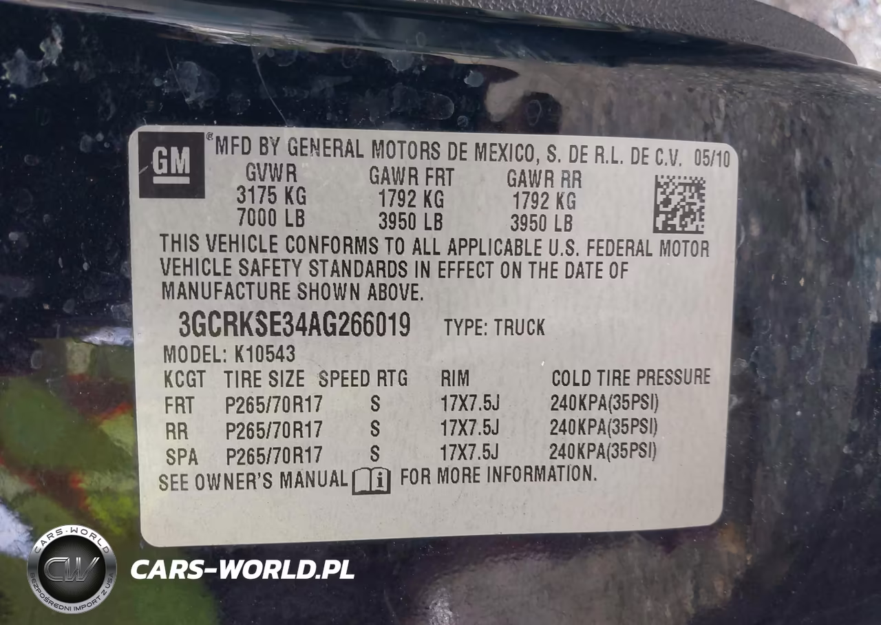 2010 Chevrolet Silverado 1500 Lt VIN:3GCRKSE34AG266019 - 9