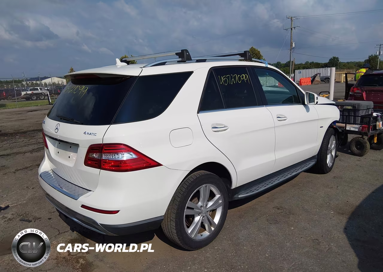 2012 Mercedes-Benz Ml 350 4Matic VIN:4JGDA5HB9CA037754 - 4