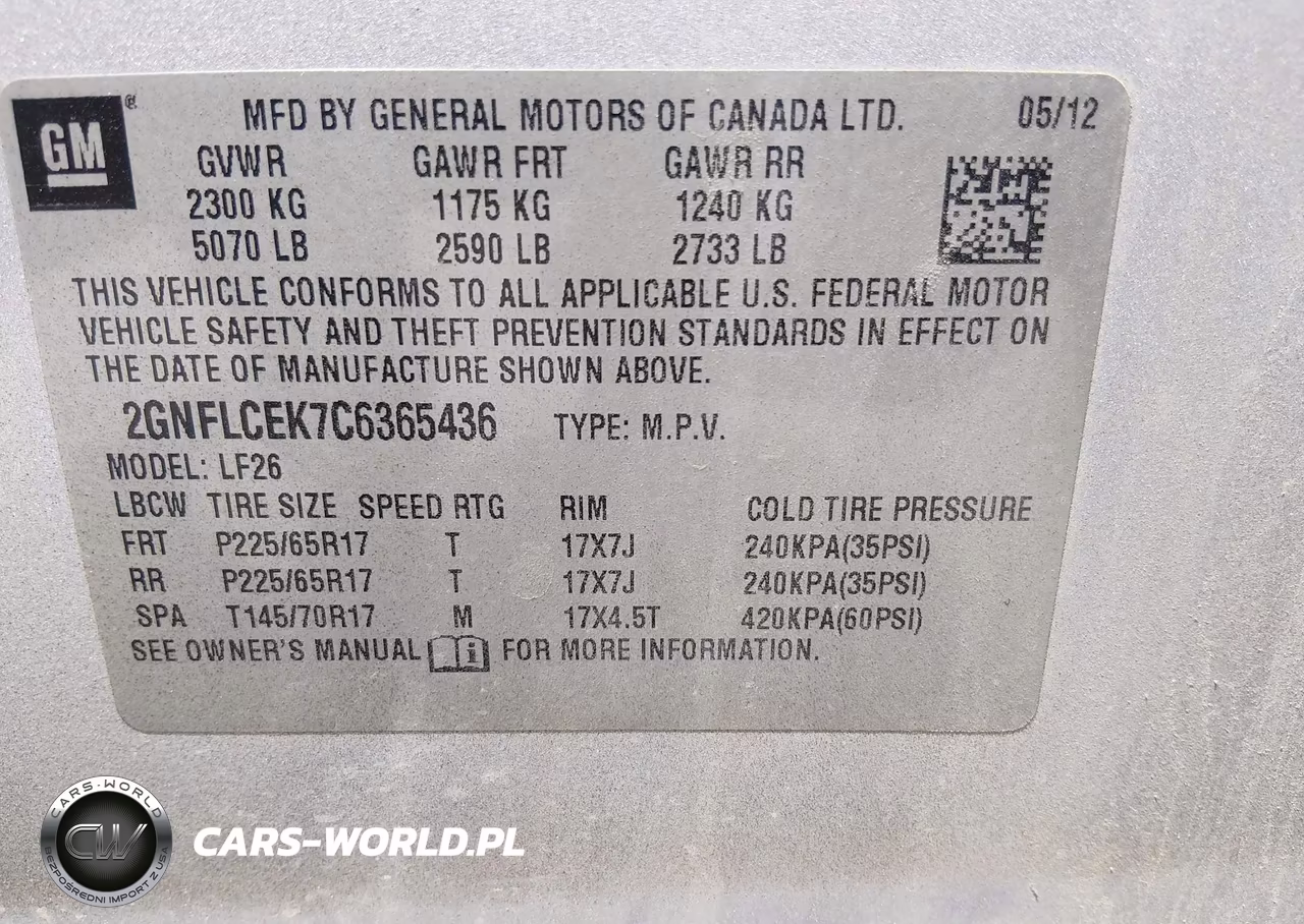 2012 Chevrolet Equinox Ls VIN:2GNFLCEK7C6365436 - 9