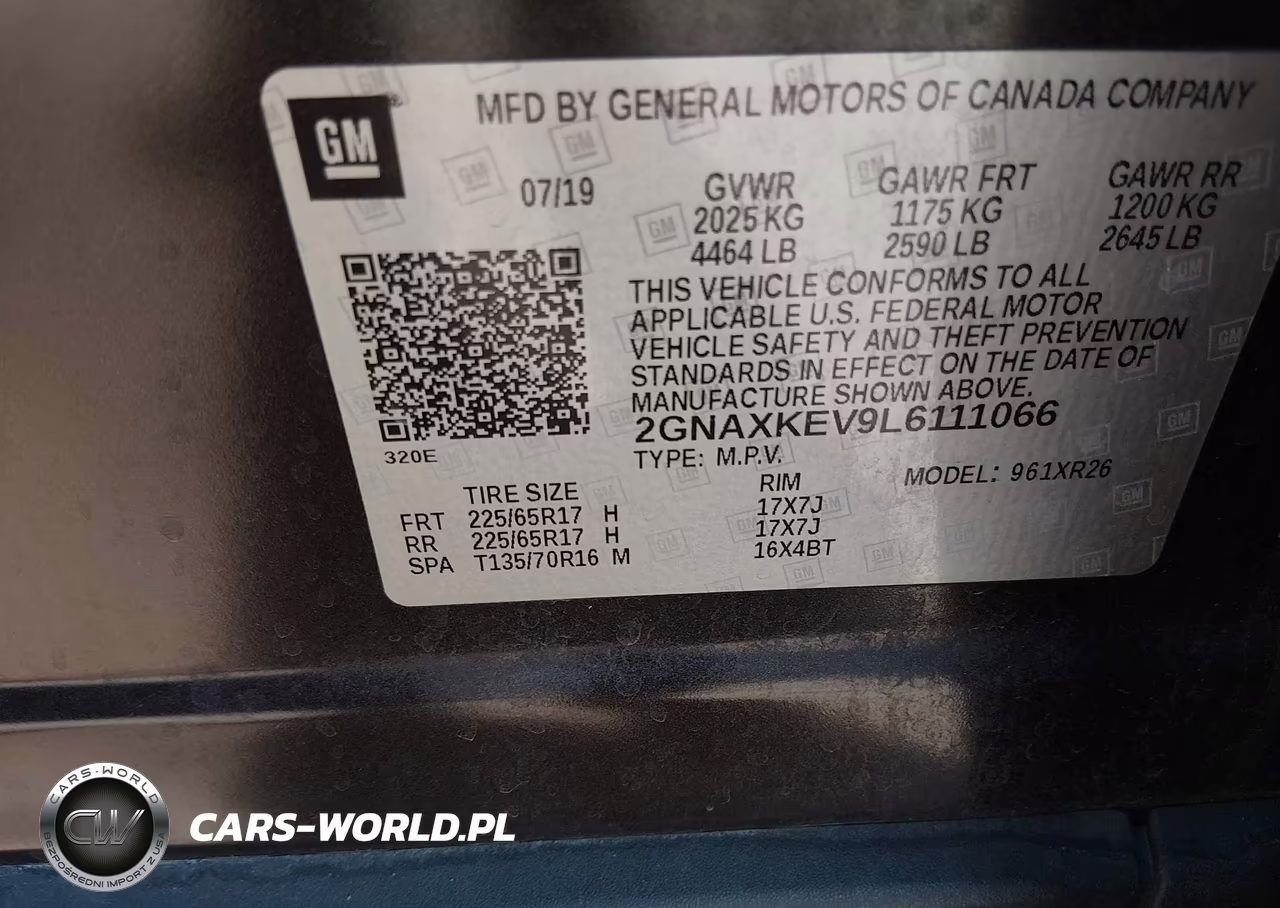 2020 Chevrolet Equinox Fwd Lt 1.5L Turbo VIN:2GNAXKEV9L6111066 - 9