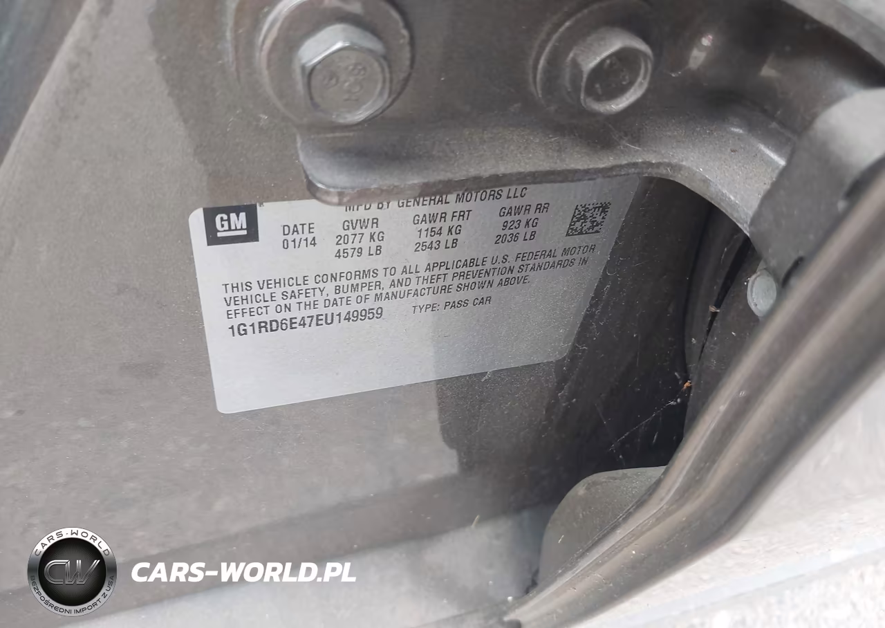 2014 Chevrolet Volt VIN:1G1RD6E47EU149959 - 9