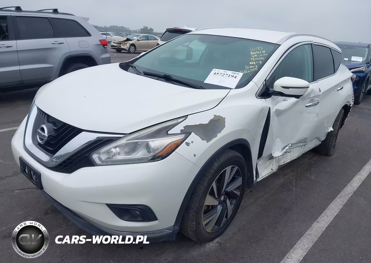 2017 Nissan Murano Platinum VIN:5N1AZ2MH6HN153093 - 2