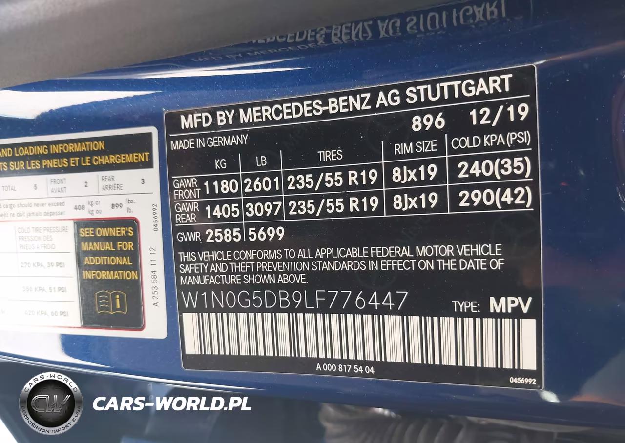 2020 Mercedes-Benz Glc 350E 4Matic VIN:W1N0G5DB9LF776447 - 9